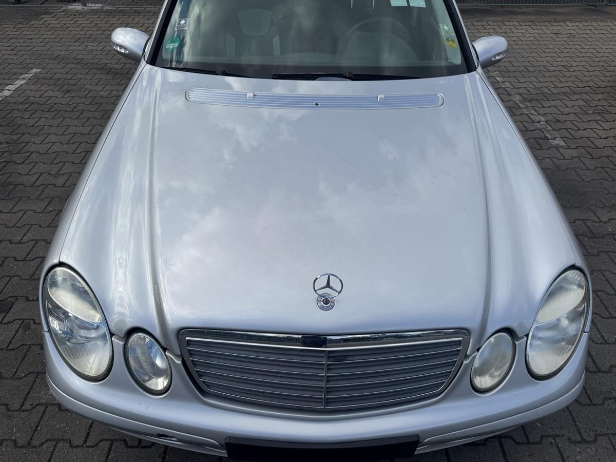 Mercedes E Klasse W211 S211 original Motorhaube 744 Brillantsilber Bj.2005